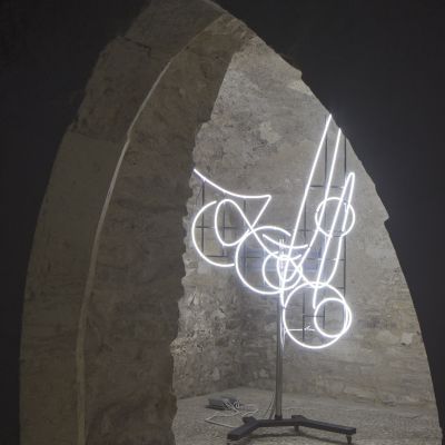 Jiří Thýn, Hledání monumentu II, 2016, neon..jpg