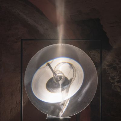 Zdeněk Pešánek, Film – přípravný model ke světelně kinetické plastice III, 1929 plast, kov, Galerie hlavního města Prahy.jpg