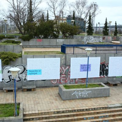 Výstava Básně z dálnice, foto: Ondřej Besperát